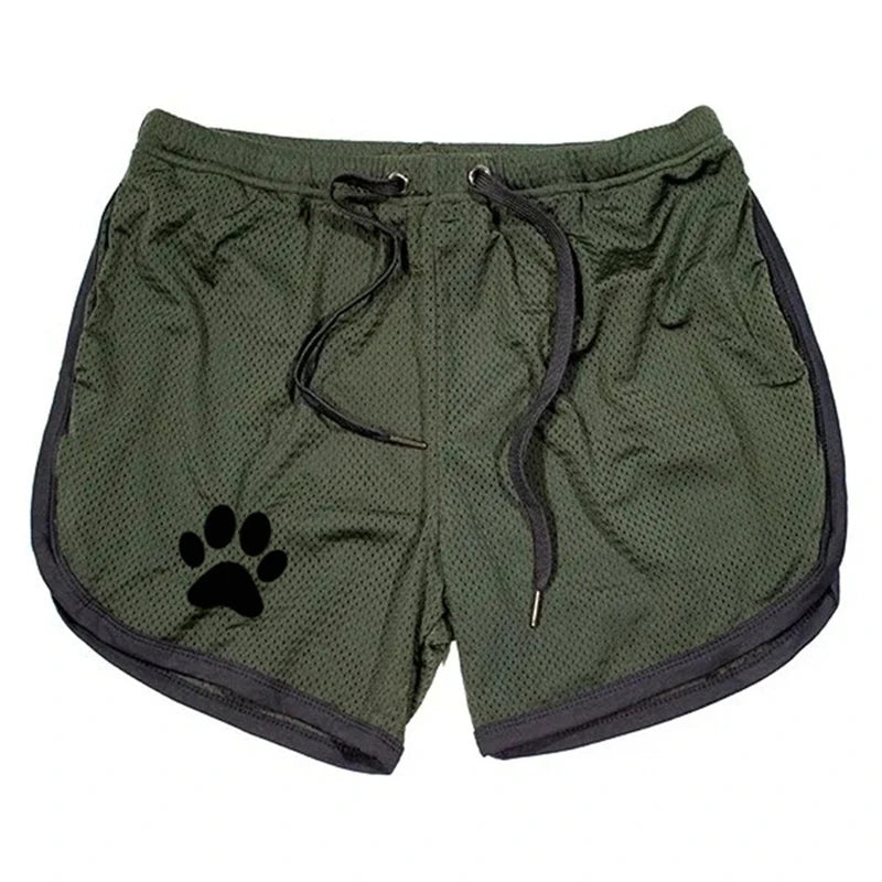 Men’s Summer Fitness Shorts – Breathable Mesh Running Pants